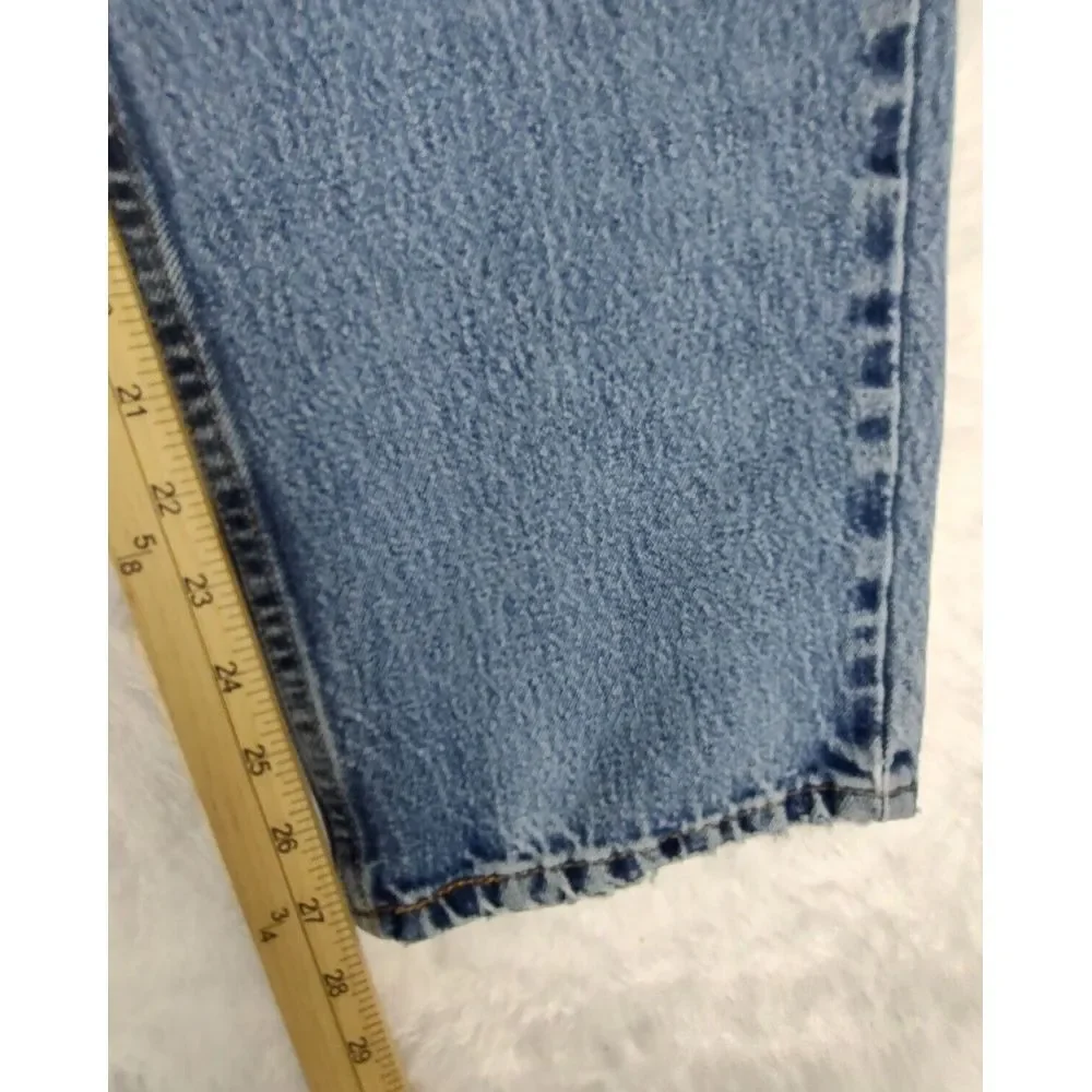 Levi's 550 Jeans Size 38x30 (act 36x28) Relaxed‎ Fit Blue Denim Wide Leg Y2K